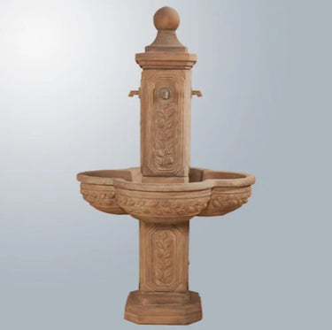 Giannini Garden Limone Courtyard Fountain With Concrete Spouts